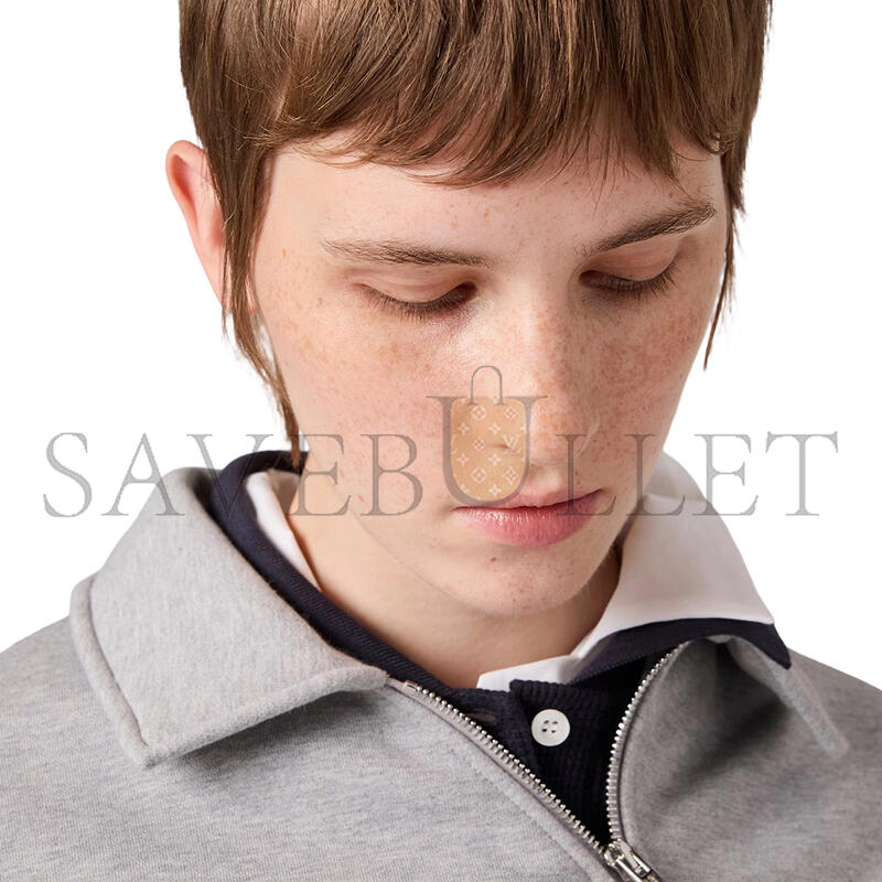 M1v M1v zippered cotton fleece jacket mjla04